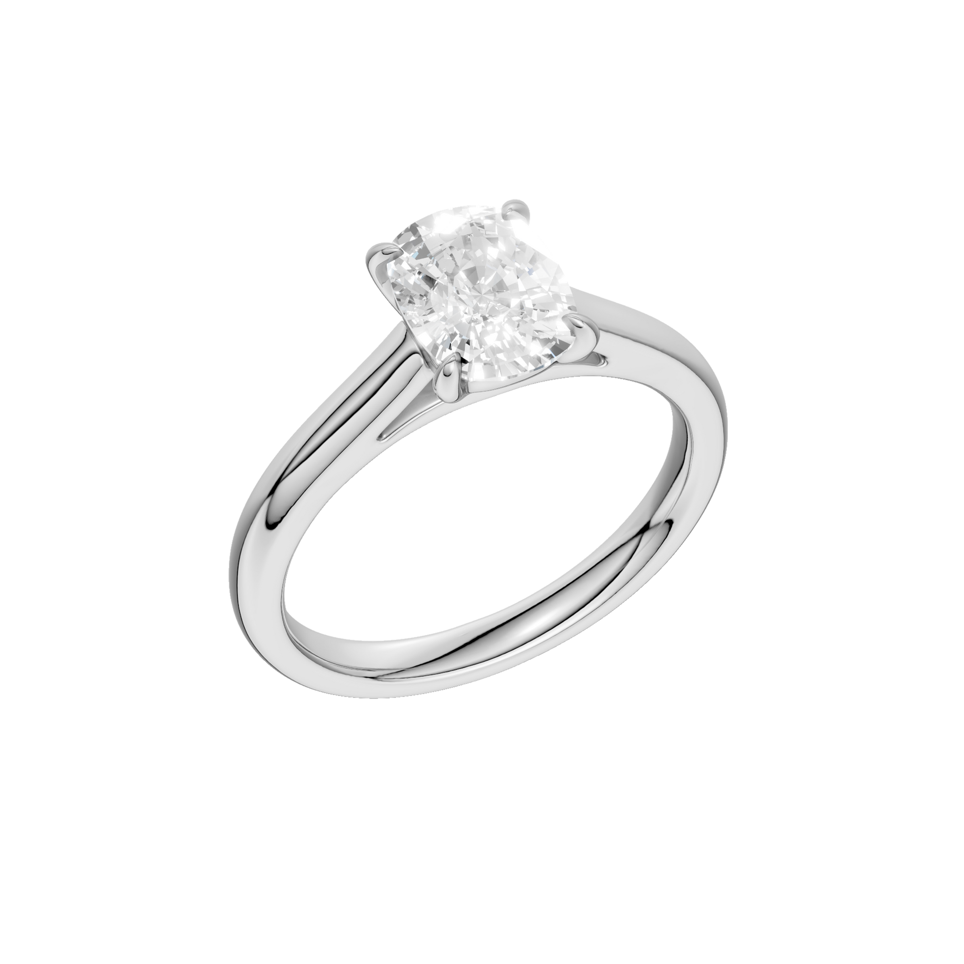 Solitaire Ring(Elongated Cushion)