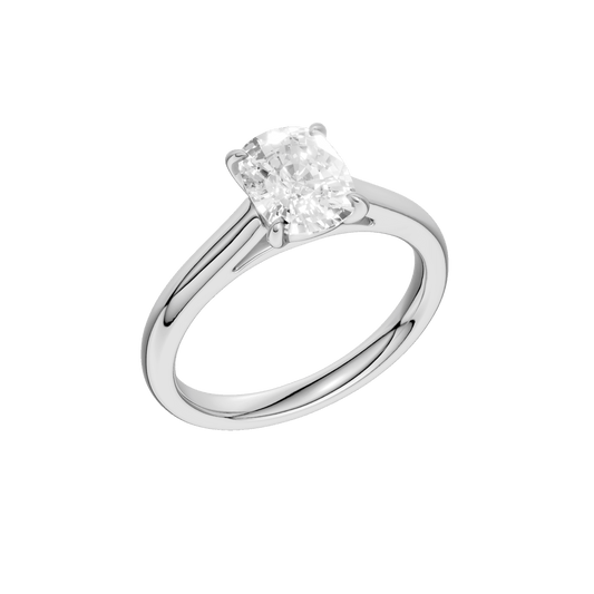Solitaire Ring(Elongated Cushion)