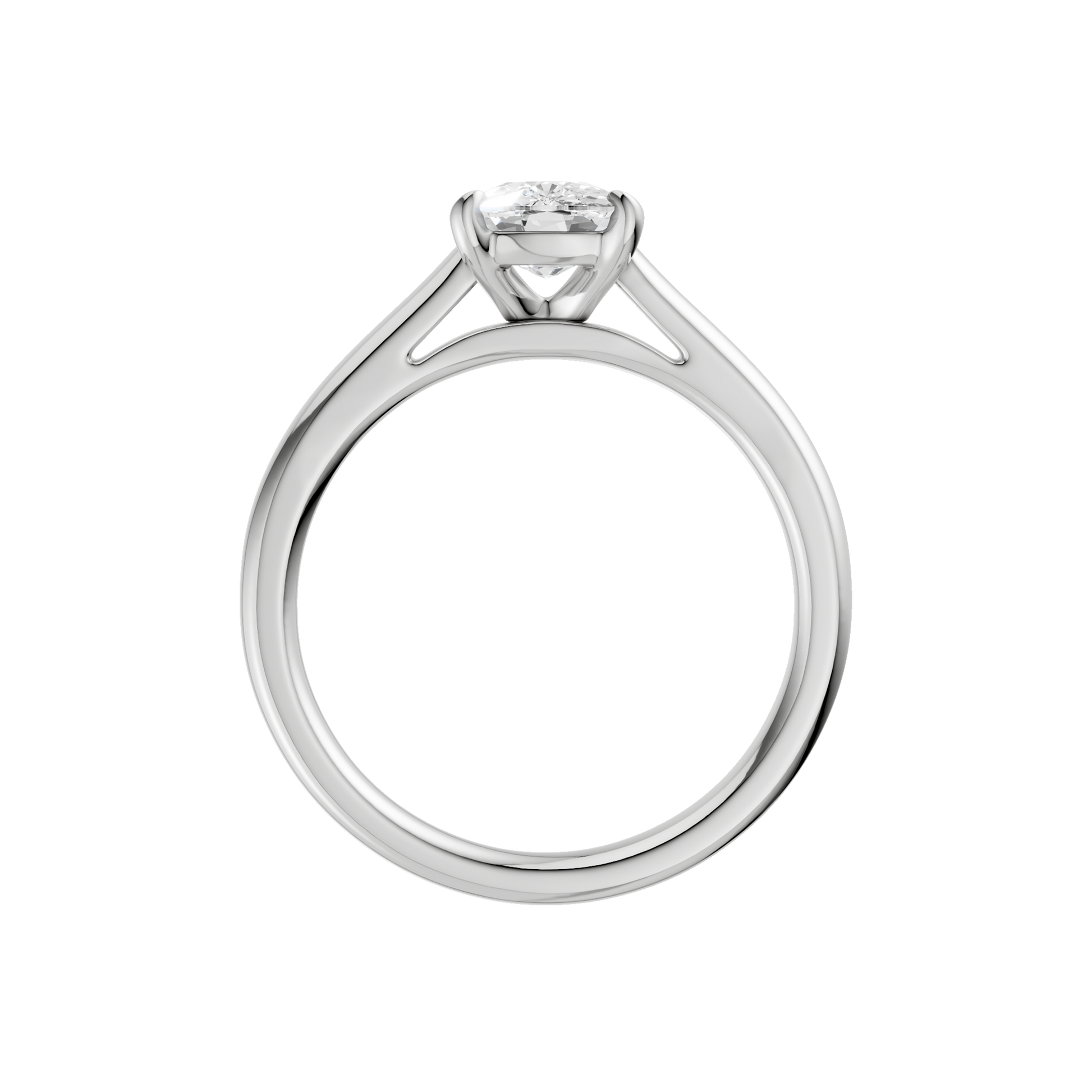 Solitaire Ring(Elongated Cushion)
