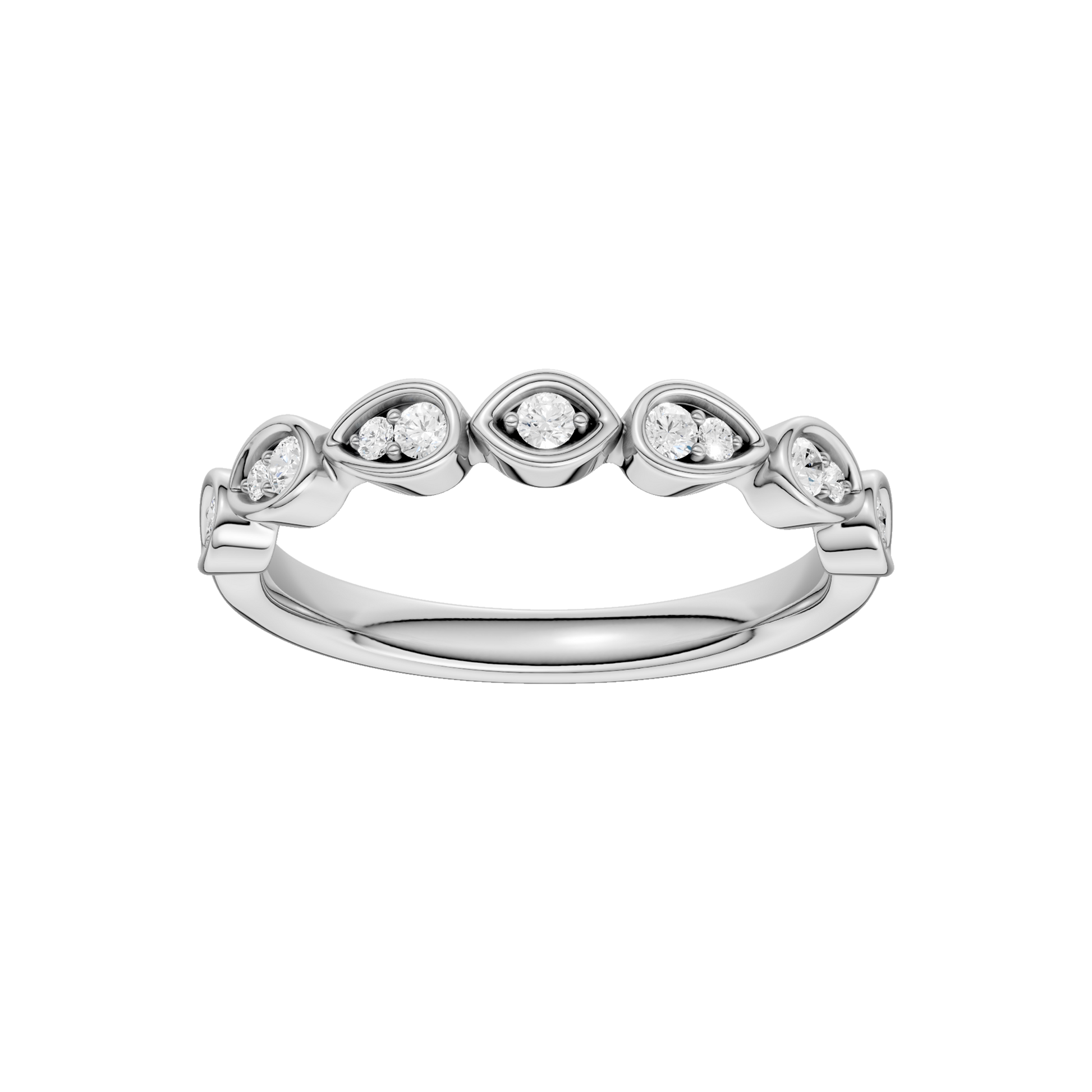 Trellis Shank Matching Wedding Band