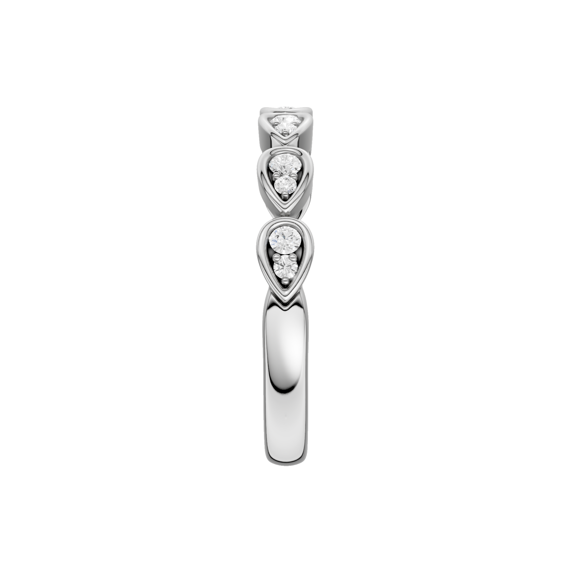 Trellis Shank Matching Wedding Band