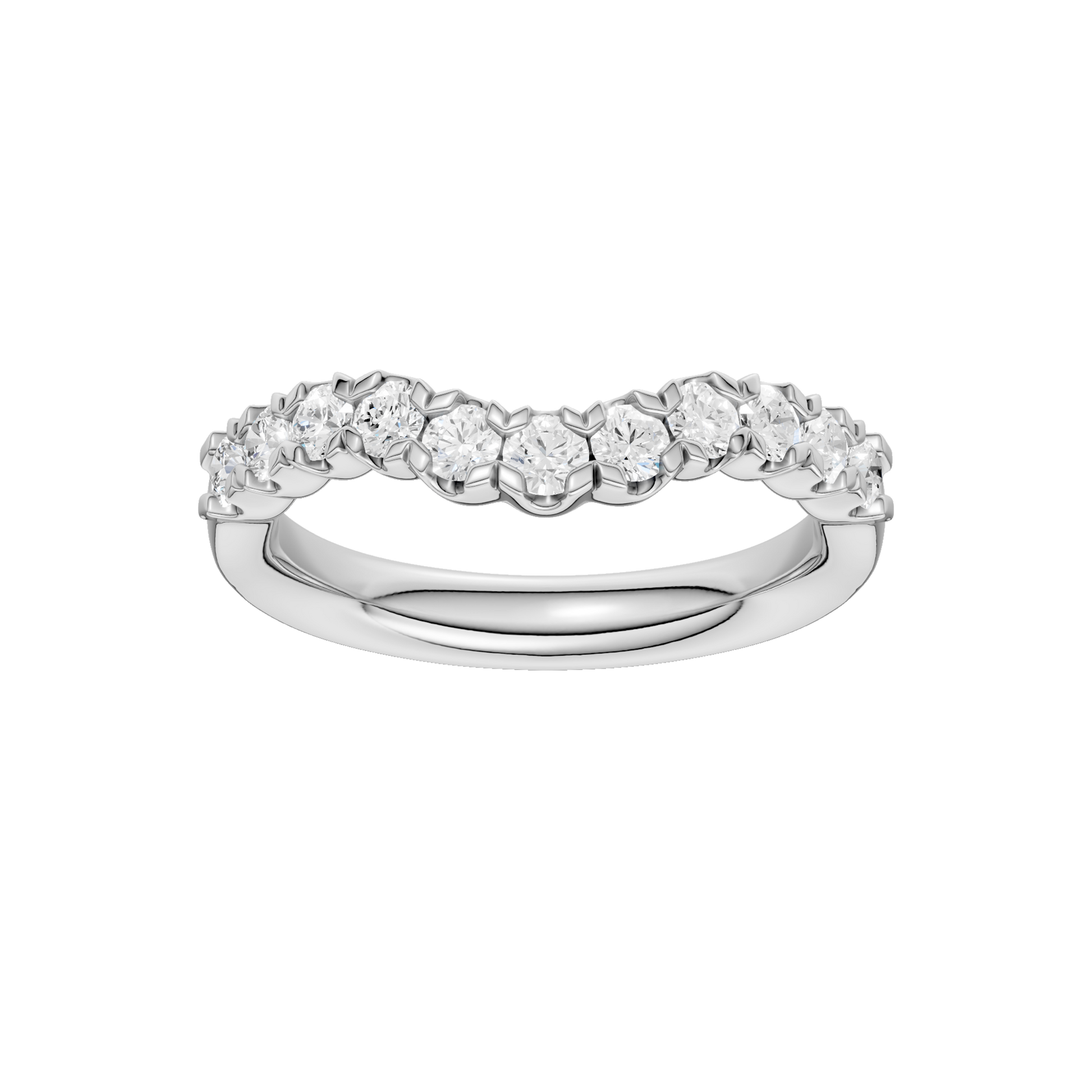 Elegant Matching Wedding Band