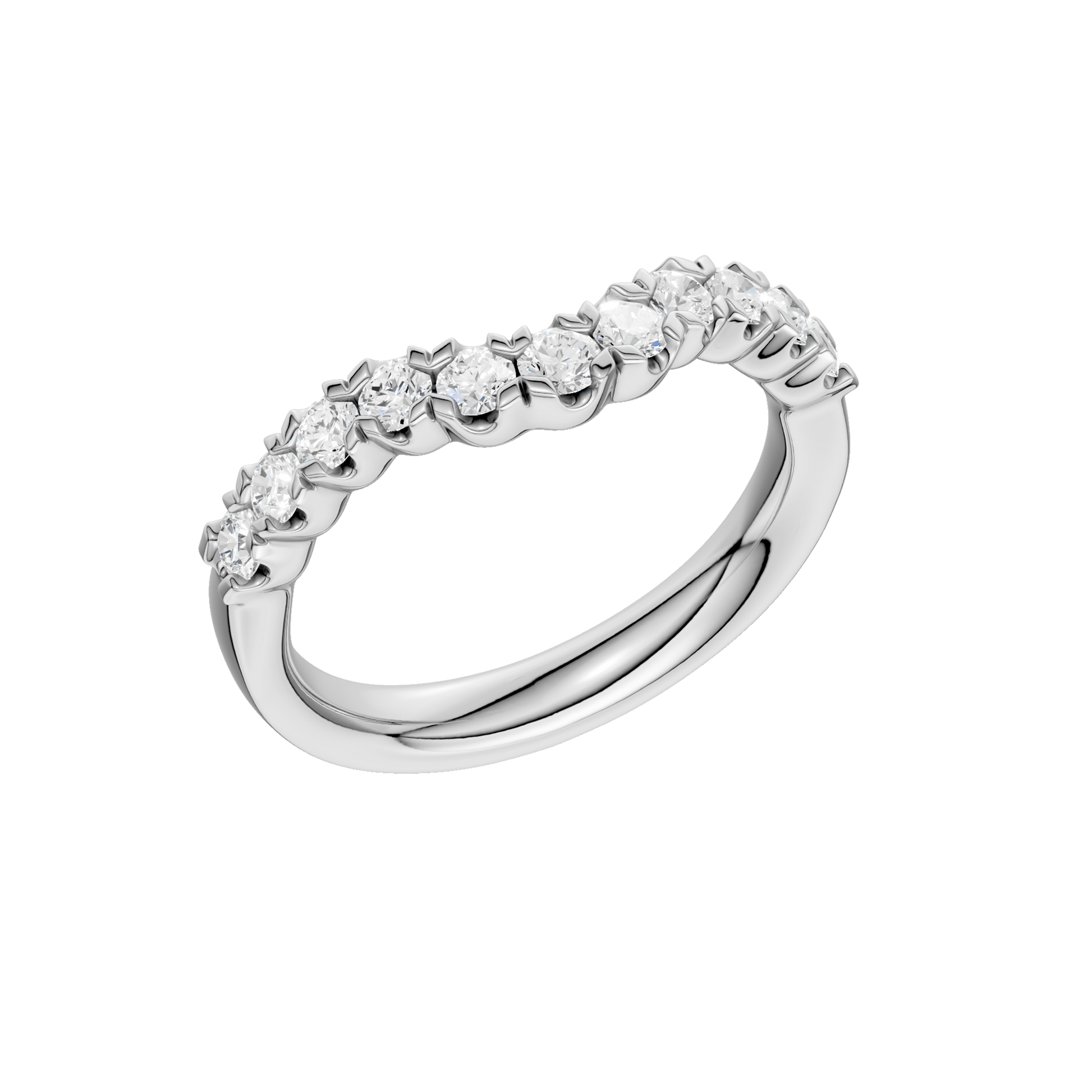 Elegant Matching Wedding Band