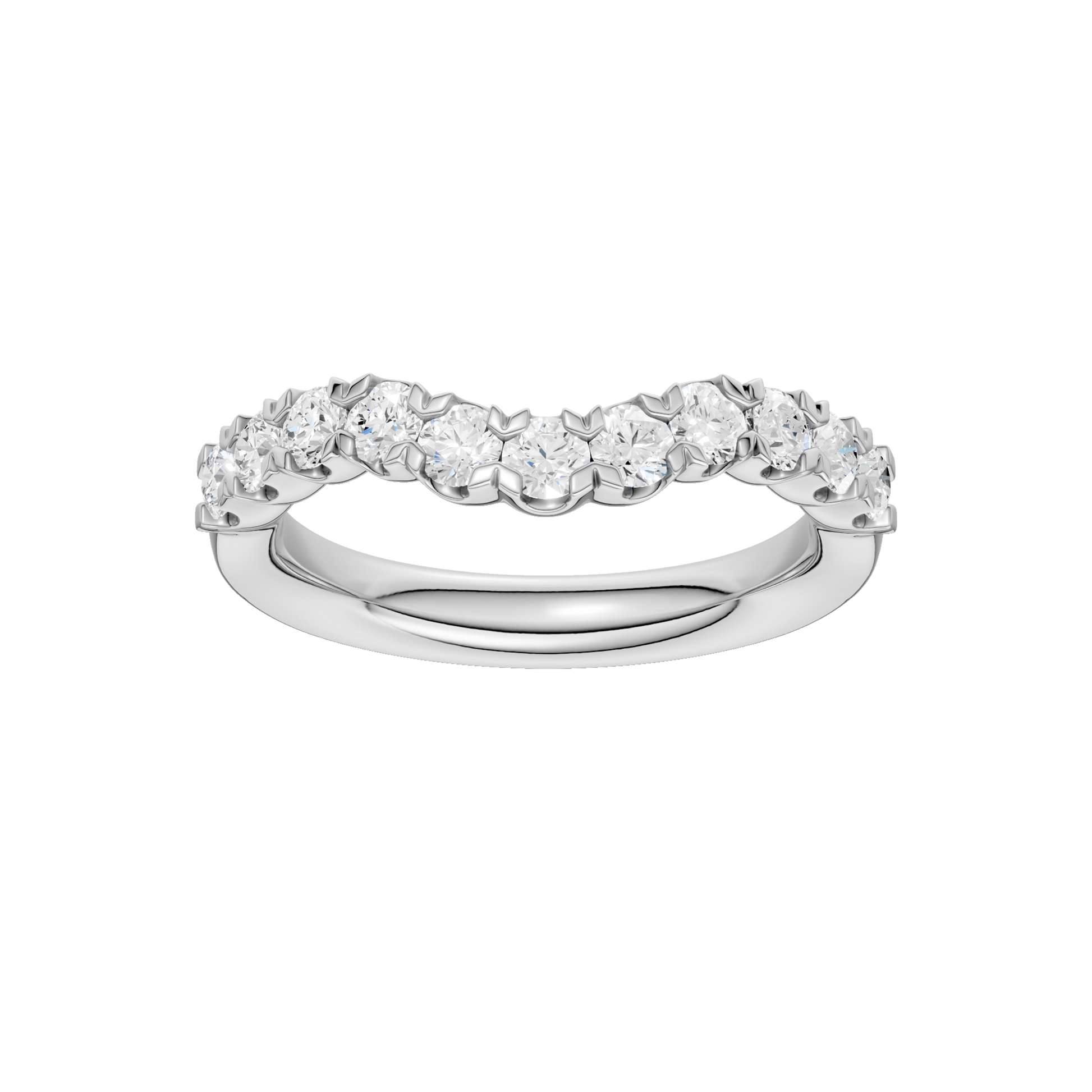 Elegant Matching Wedding Band