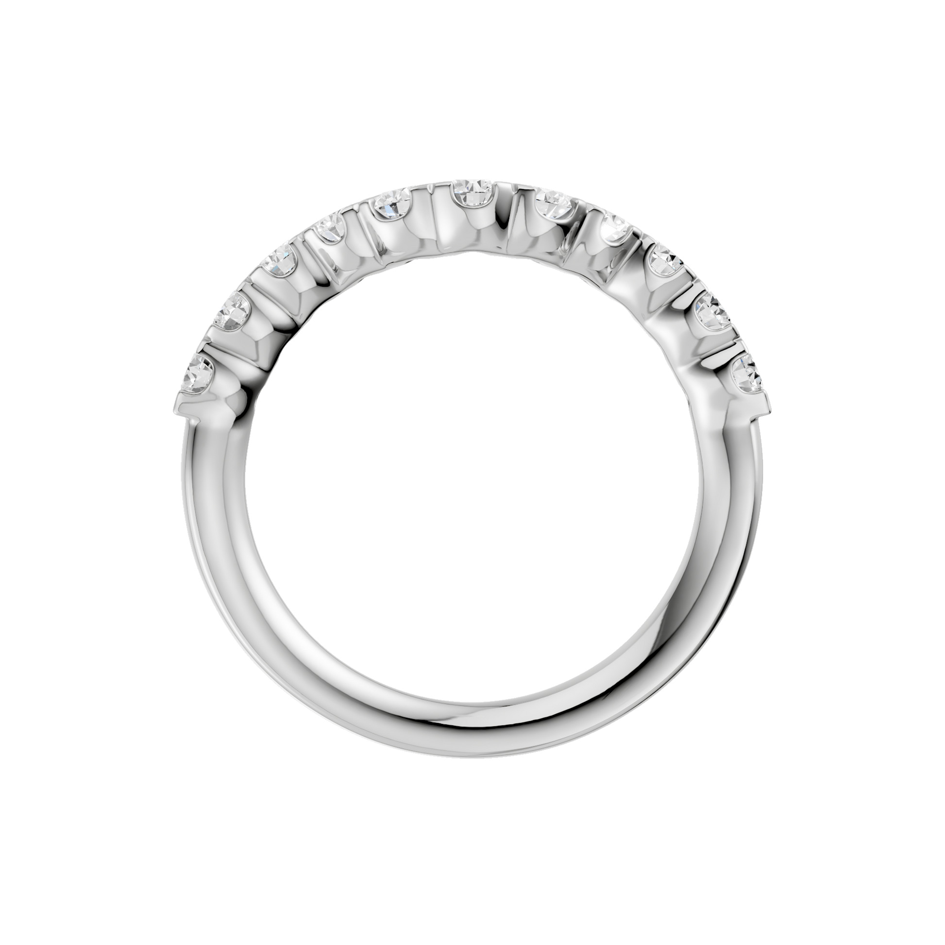 Elegant Matching Wedding Band