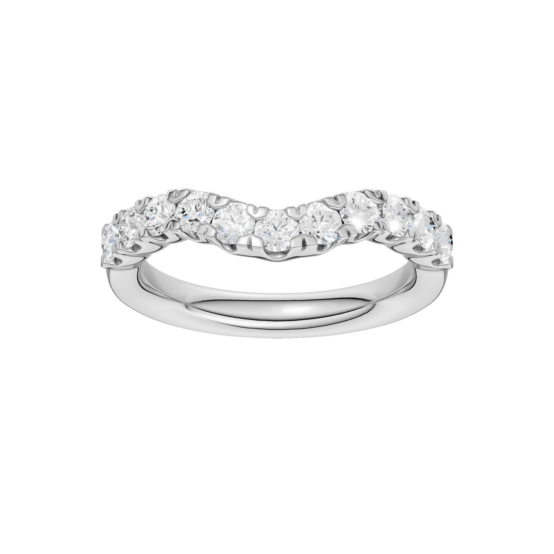 Elegant Matching Wedding Band