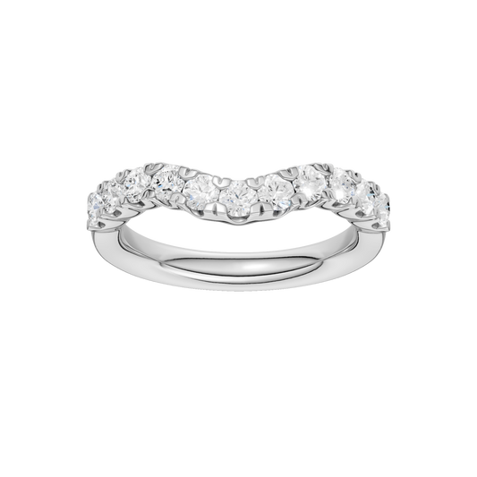 Elegant Matching Wedding Band