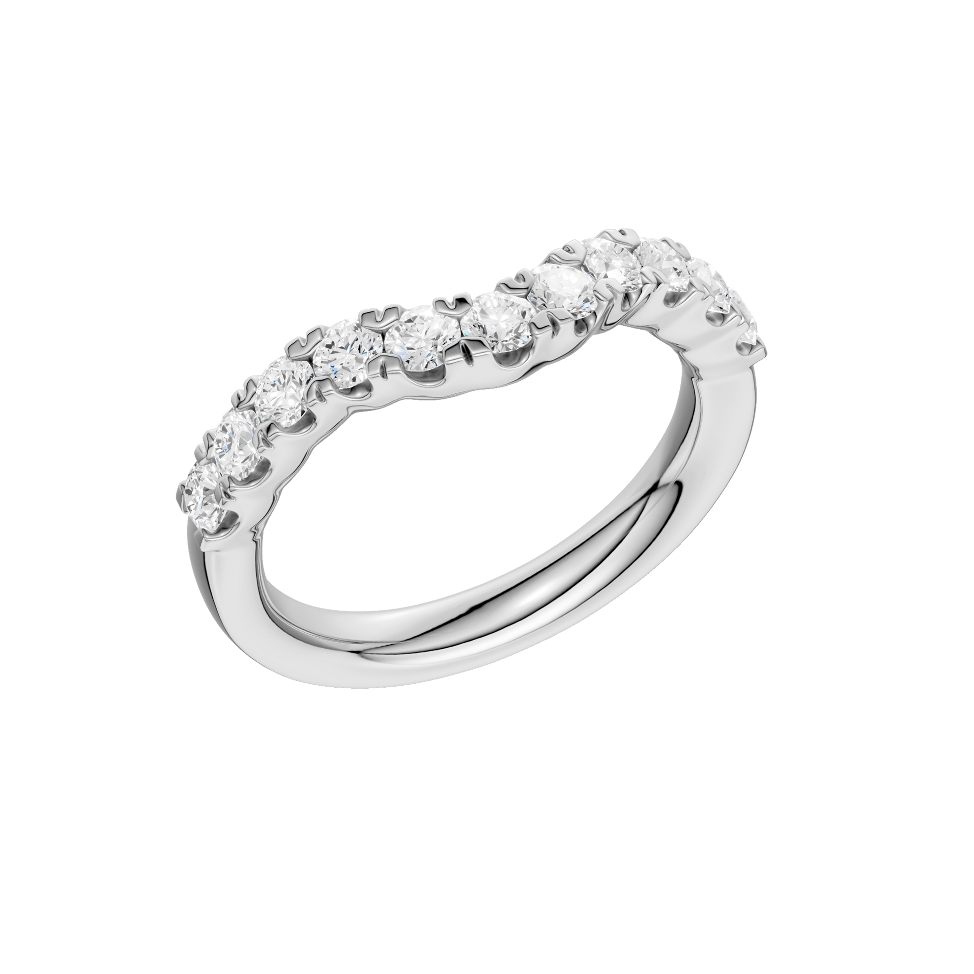 Elegant Matching Wedding Band