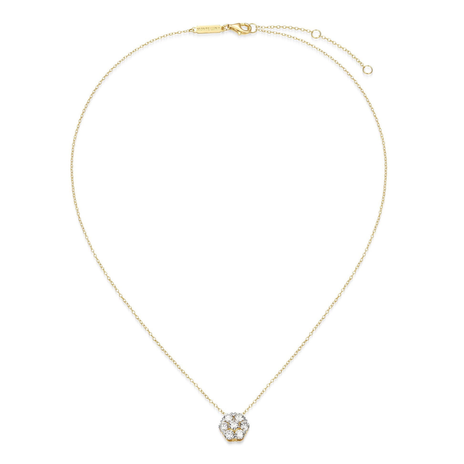 MN0146Y - Cluster Necklace