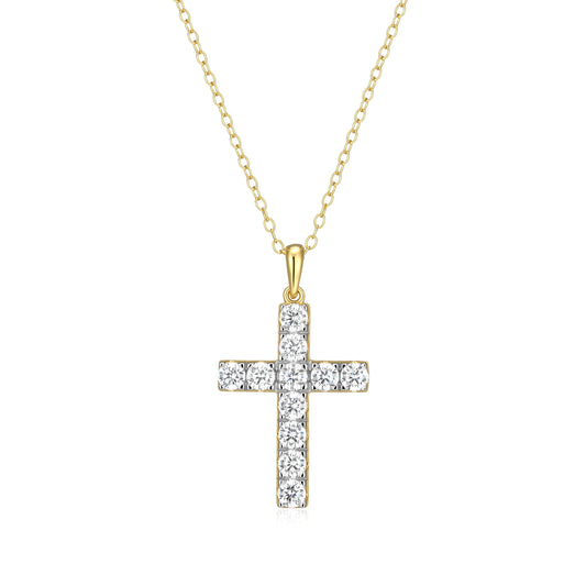 MN0150Y - Faith Cross Pendant Necklace