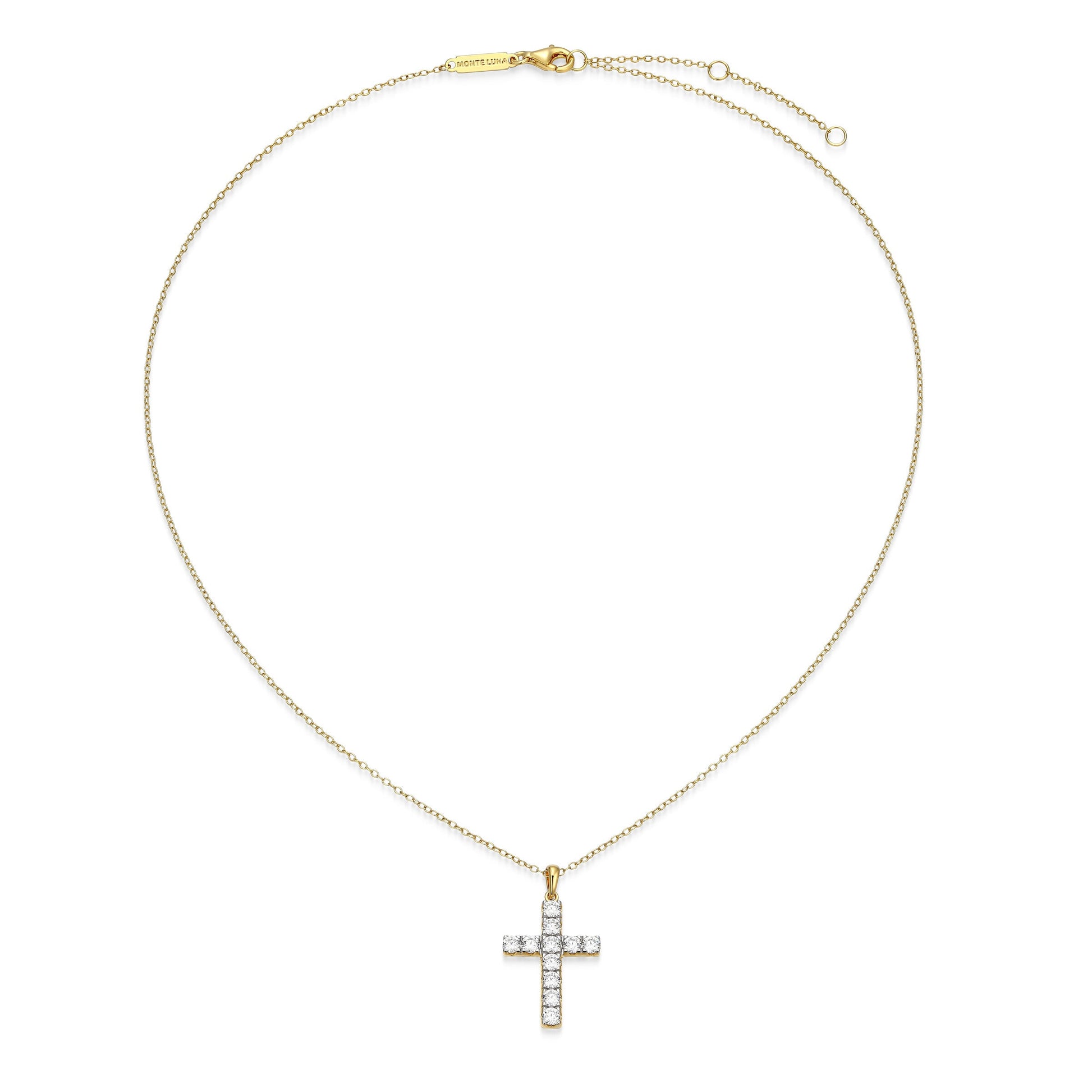 MN0150Y - Faith Cross Pendant Necklace