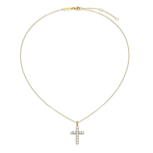 MN0150Y - Faith Cross Pendant Necklace
