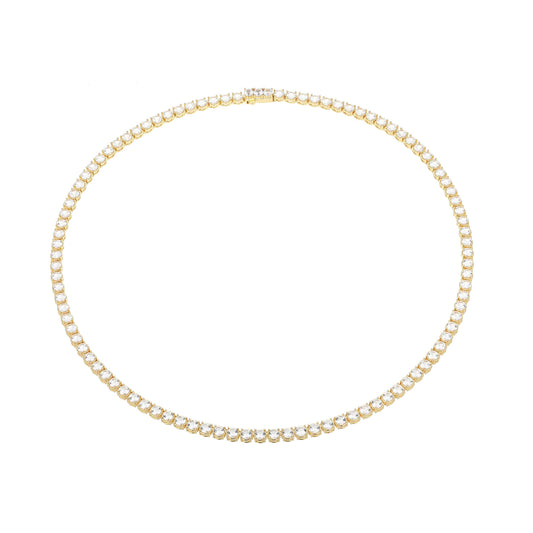 UN0120 - Basic Lab-Created White Sapphire Tennis Necklace