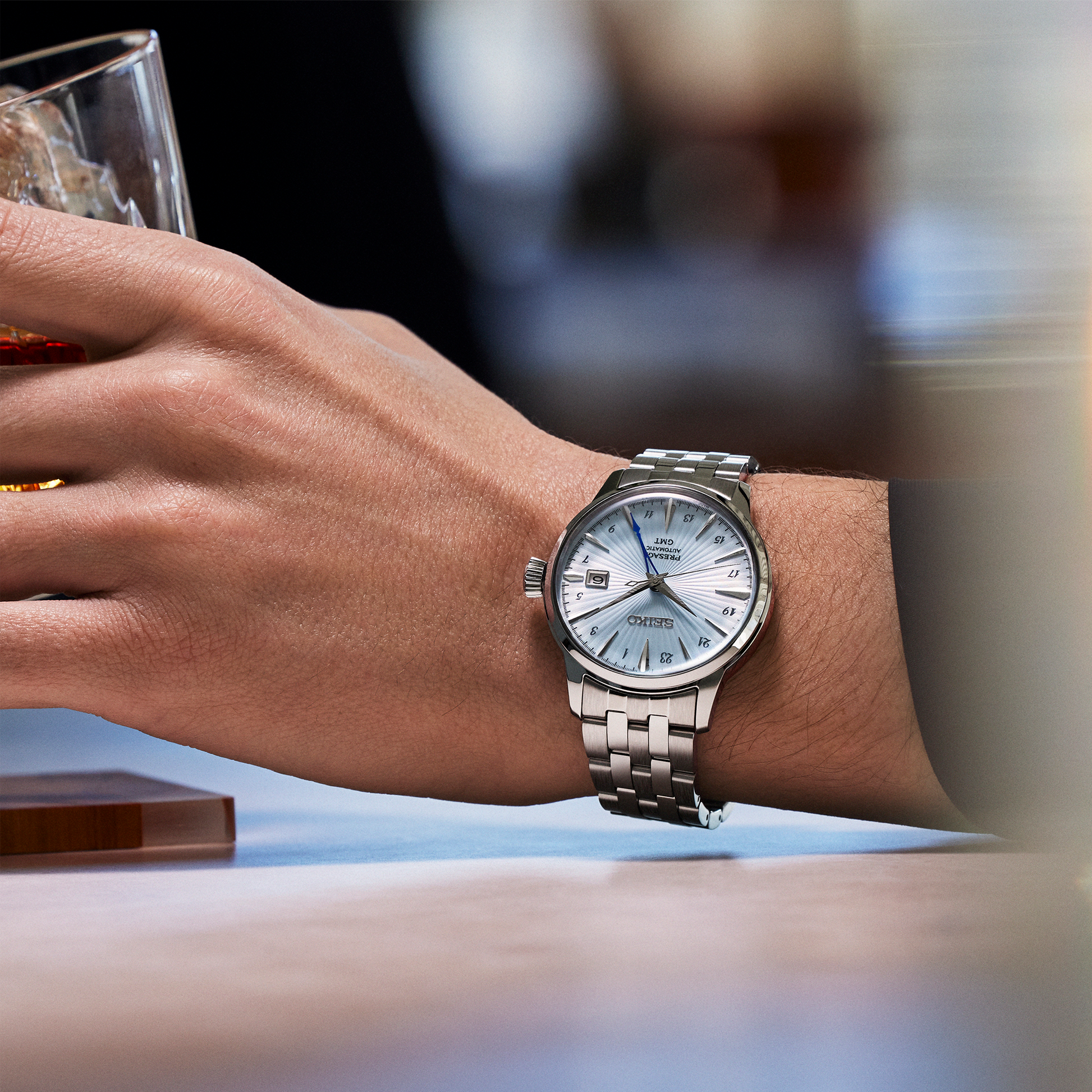 Seiko Presage Cocktail Time GMT Watch SSK037