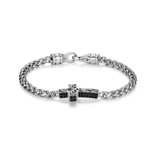 ub0054-links-gunmetal-rhodium-finish-sterling-silver-bracelet