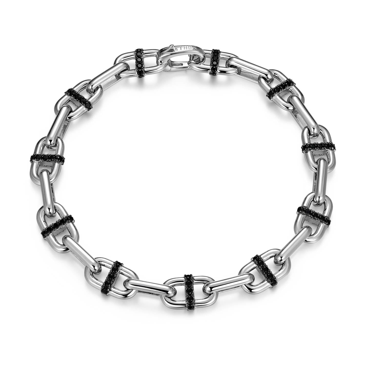 ub0056-links-gunmetal-rhodium-finish-sterling-silver-bracelet