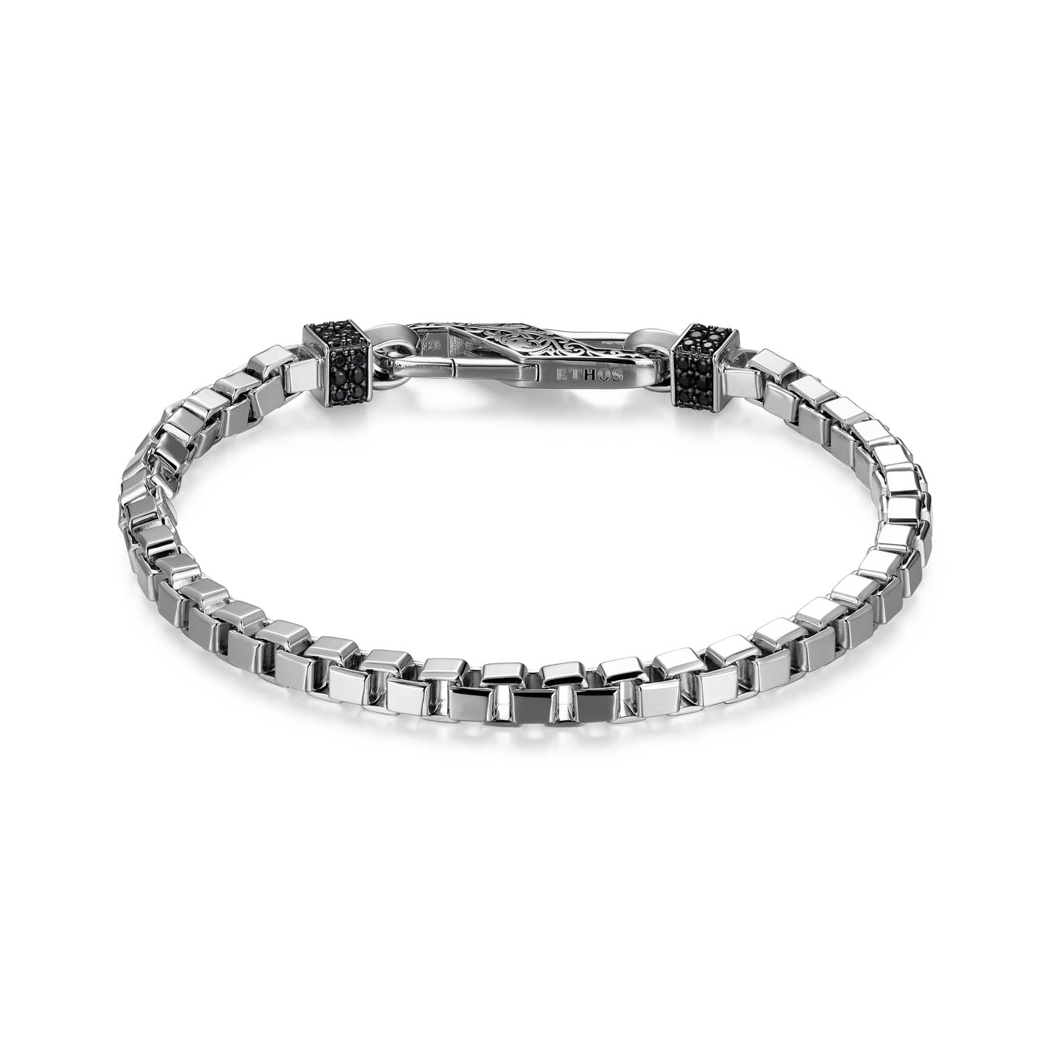ub0057-links-gunmetal-rhodium-finish-sterling-silver-bracelet