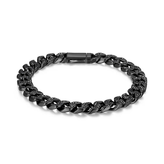 ub0058-links-genuine-black-sapphire-gunmetal-plated-sterling-silver-bracelet