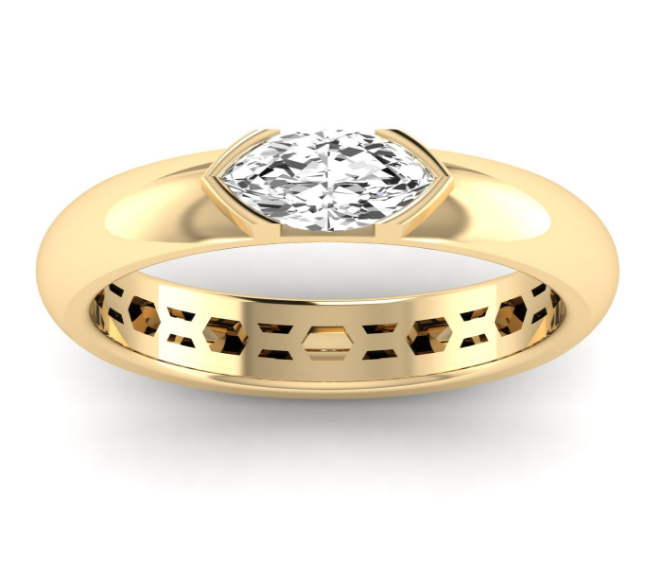 marquise-half-bezel-domed-ring-R385MQ0.50W146.50