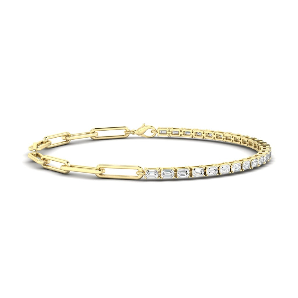 emerald-half-tennis-paperclip-bracelet-B063EM2.00W147.00
