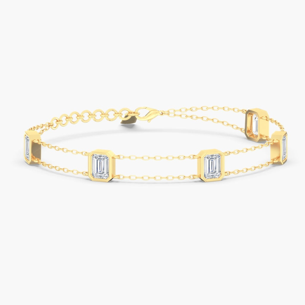 double-chain-emerald-bezel-bracelet-BEMD2.50W146.50-7.50"