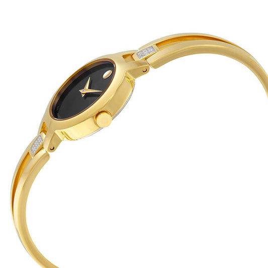 Movado Amorosa Black Dial Women Watch 0607155