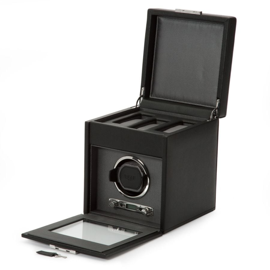 Wolf Single Watch Winder with Storage 456102