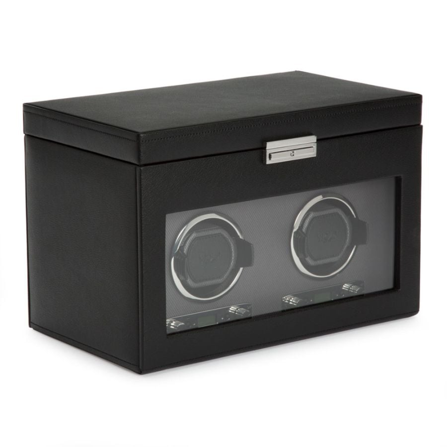 Wolf Double Watch Winder with Storage 456202