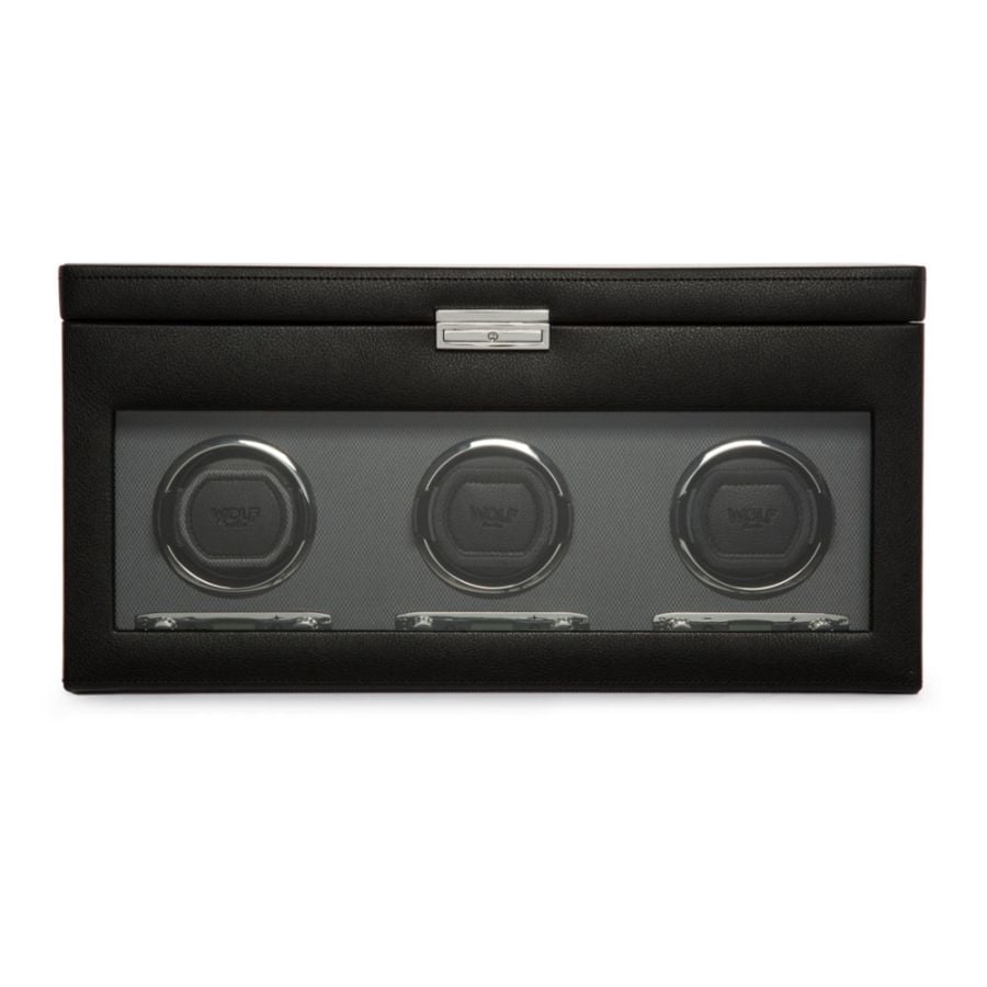 Wolf Triple Watch Winder with Storage 456302