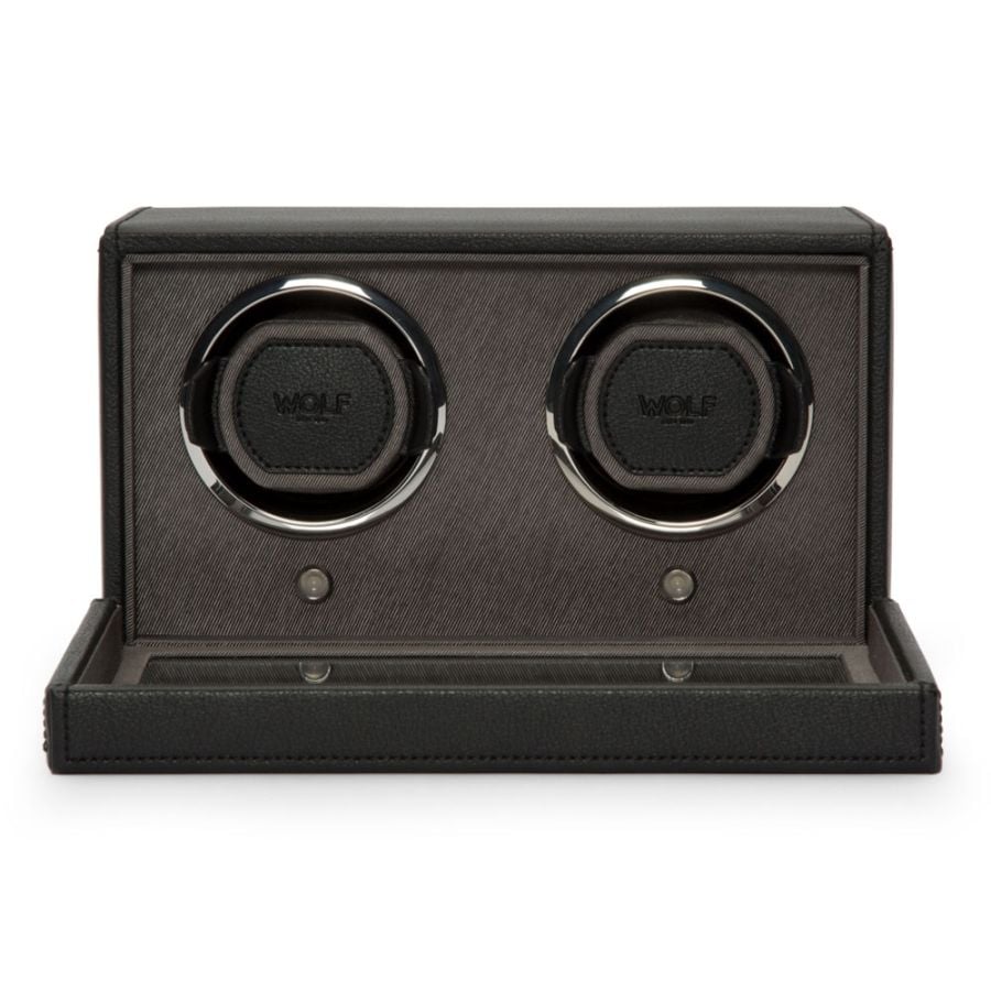 Wolf Cub Double Watch Winder with Cover 461203