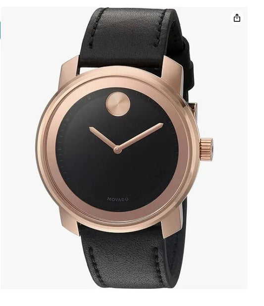 Movado Bold Black Dial Men's Watch 3600376